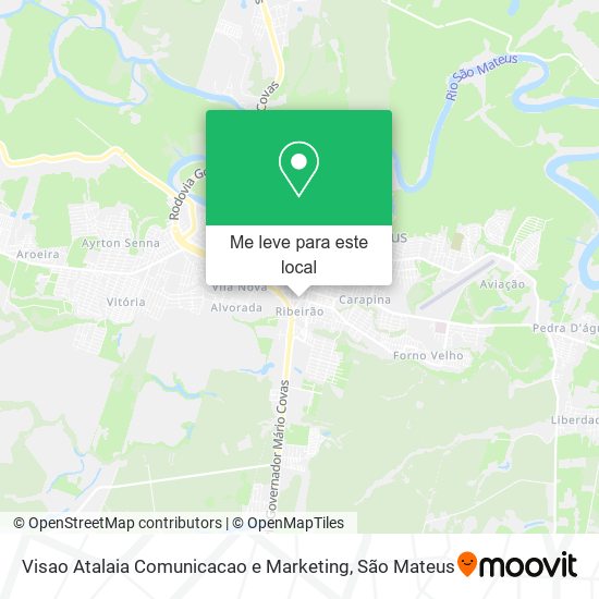 Visao Atalaia Comunicacao e Marketing mapa
