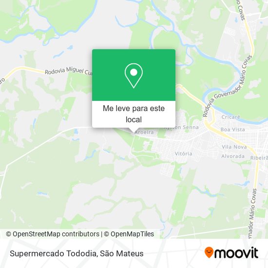 Supermercado Tododia mapa