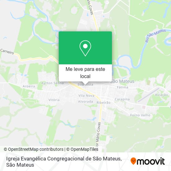 Igreja Evangélica Congregacional de São Mateus mapa