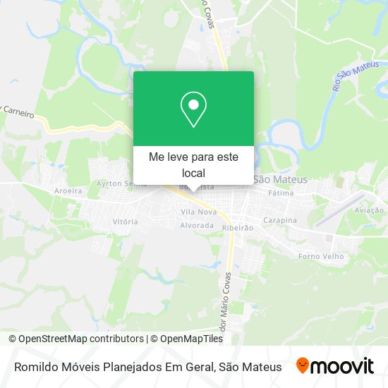 Romildo Móveis Planejados Em Geral mapa