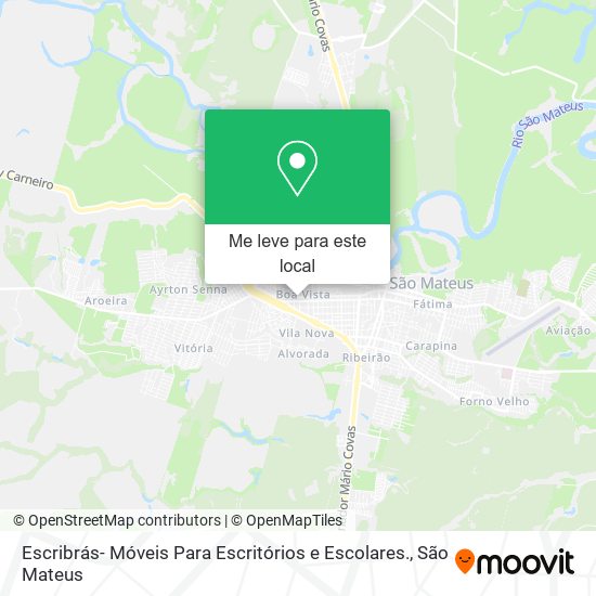 Escribrás- Móveis Para Escritórios e Escolares. mapa