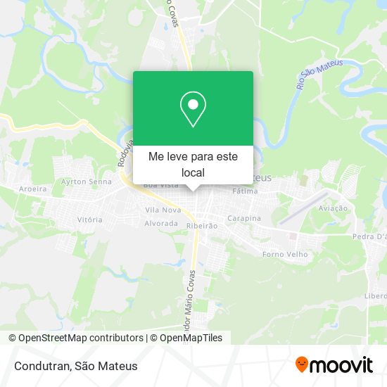 Condutran mapa