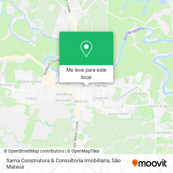 Sama Construtora & Consultoria Imobiliária mapa