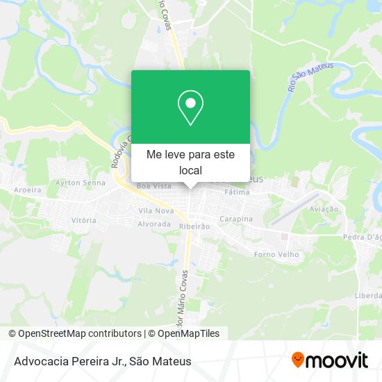 Advocacia Pereira Jr. mapa