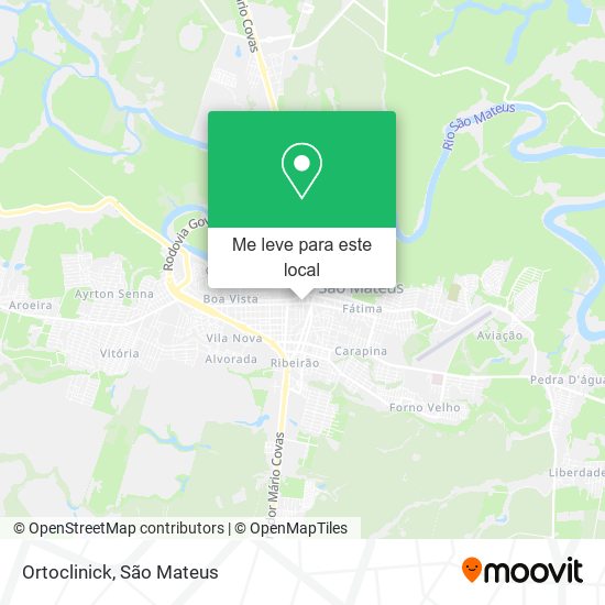 Ortoclinick mapa