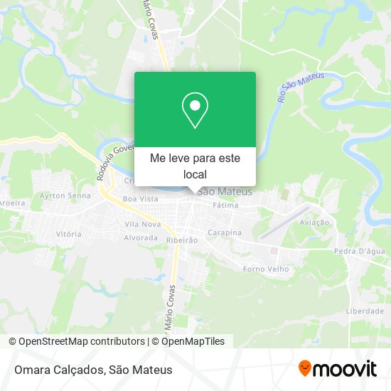 Omara Calçados mapa