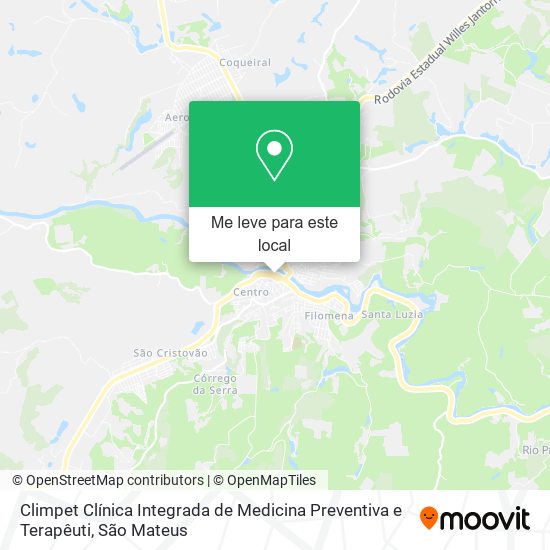 Climpet Clínica Integrada de Medicina Preventiva e Terapêuti mapa