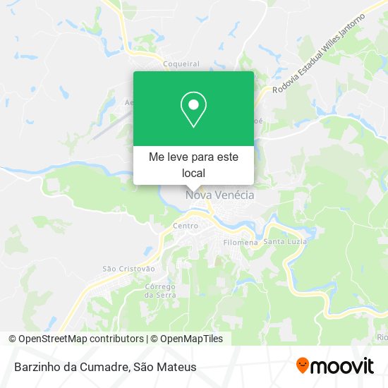Barzinho da Cumadre mapa