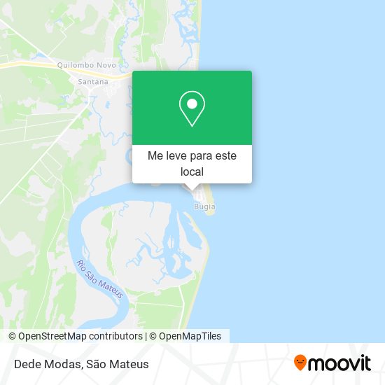 Dede Modas mapa