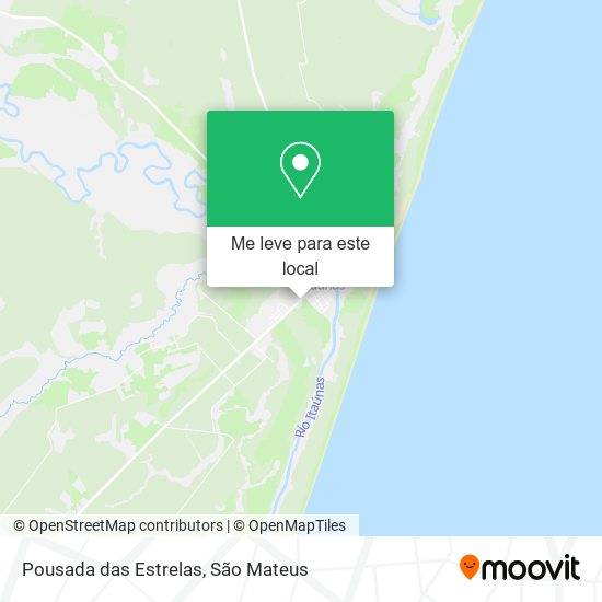 Pousada das Estrelas mapa