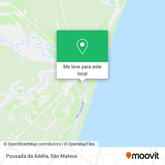 Pousada da Adélia mapa