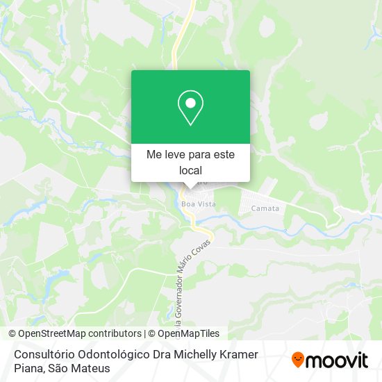 Consultório Odontológico Dra Michelly Kramer Piana mapa