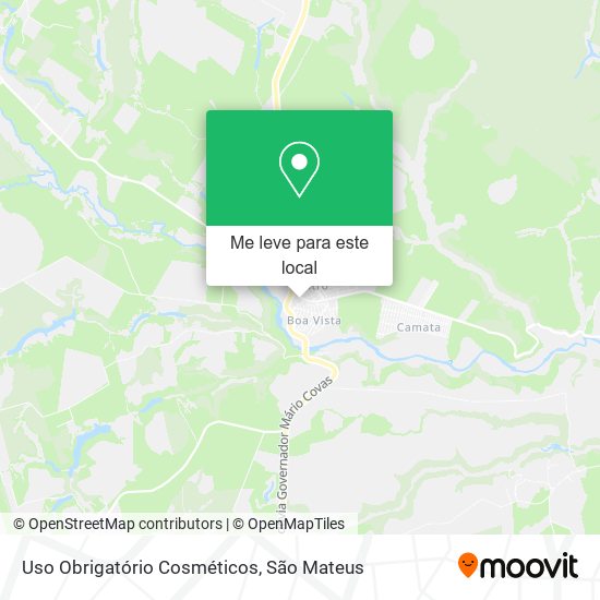 Uso Obrigatório Cosméticos mapa