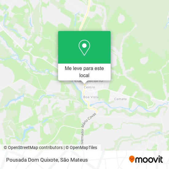Pousada Dom Quixote mapa