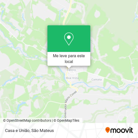 Casa e União mapa