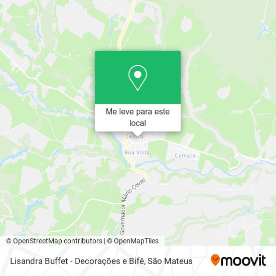 Lisandra Buffet - Decorações e Bifê mapa
