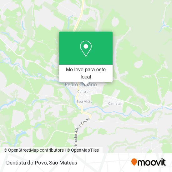 Dentista do Povo mapa