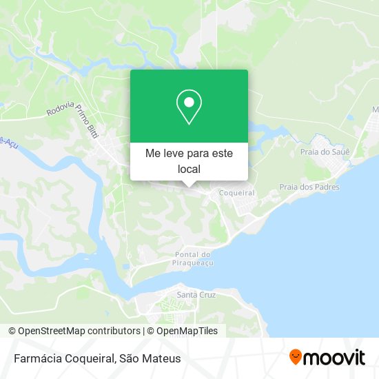 Farmácia Coqueiral mapa