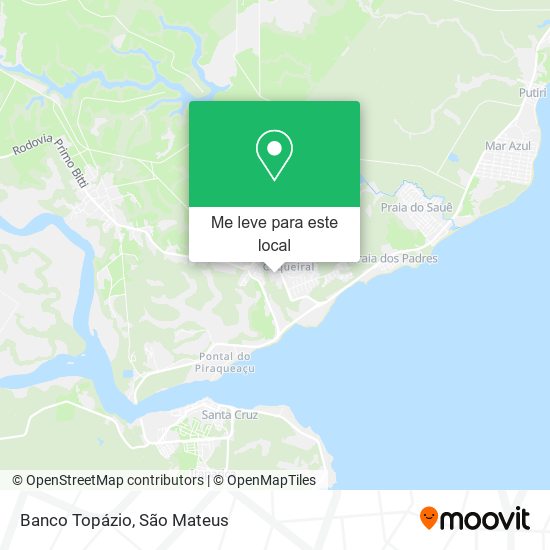 Banco Topázio mapa