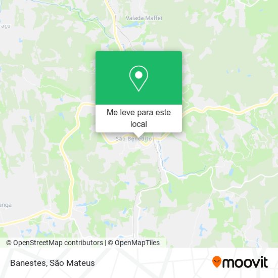 Banestes mapa