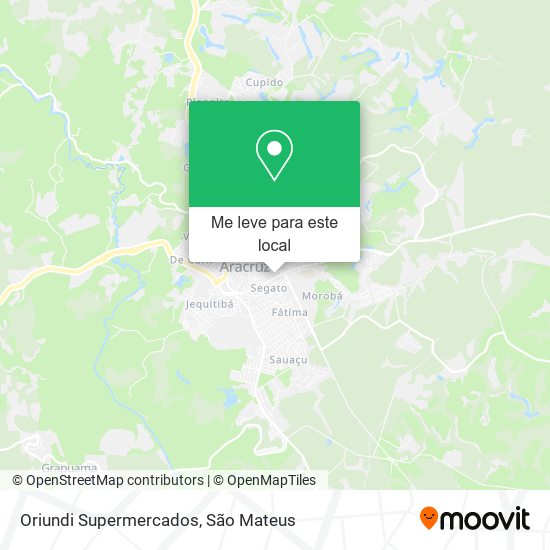 Oriundi Supermercados mapa