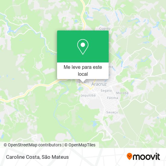 Caroline Costa mapa