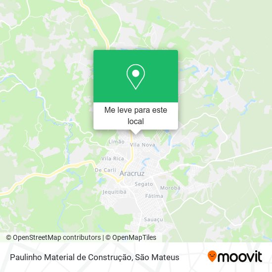 Paulinho Material de Construção mapa