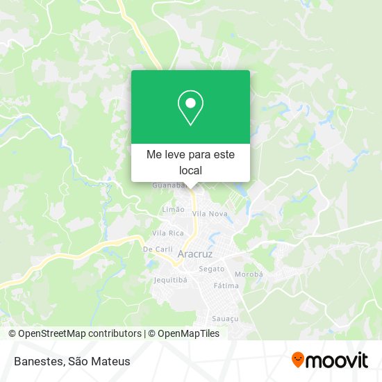Banestes mapa