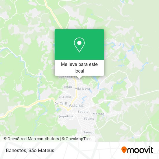 Banestes mapa
