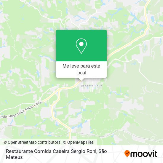 Restaurante Comida Caseira Sergio Roni mapa