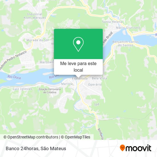 Banco 24horas mapa