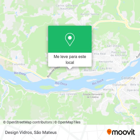 Design Vidros mapa