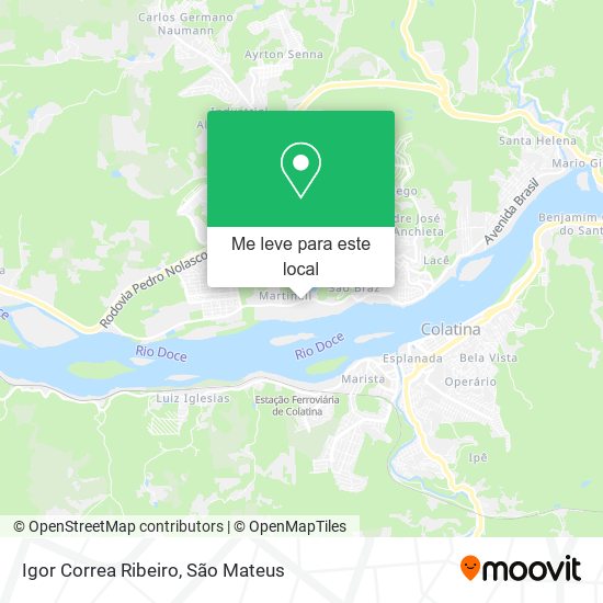 Igor Correa Ribeiro mapa