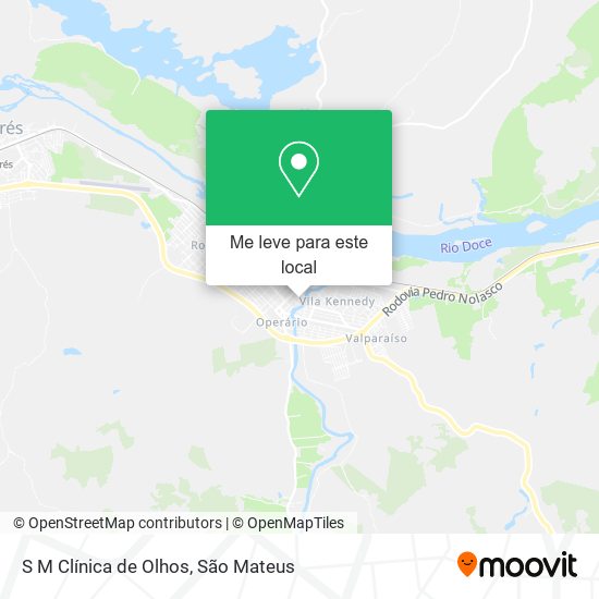 S M Clínica de Olhos mapa
