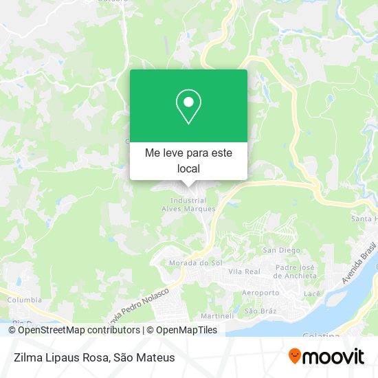 Zilma Lipaus Rosa mapa