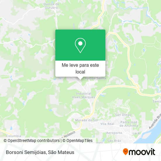 Borsoni Semijóias mapa