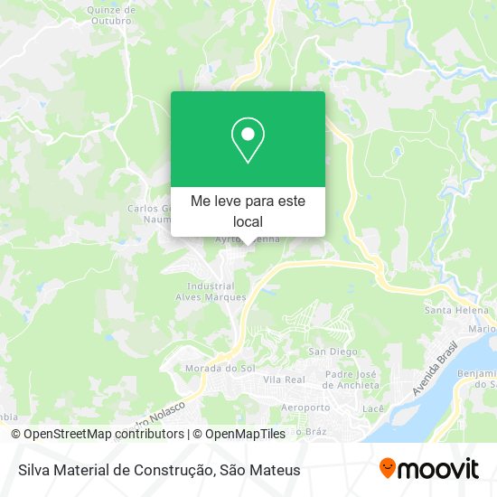 Silva Material de Construção mapa