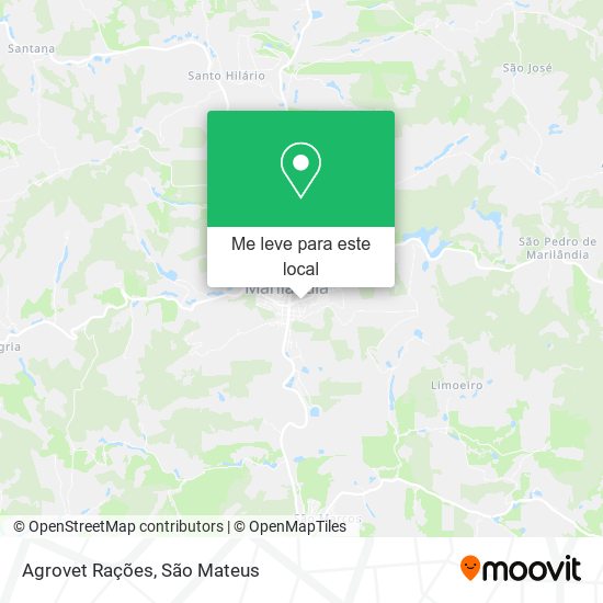 Agrovet Rações mapa
