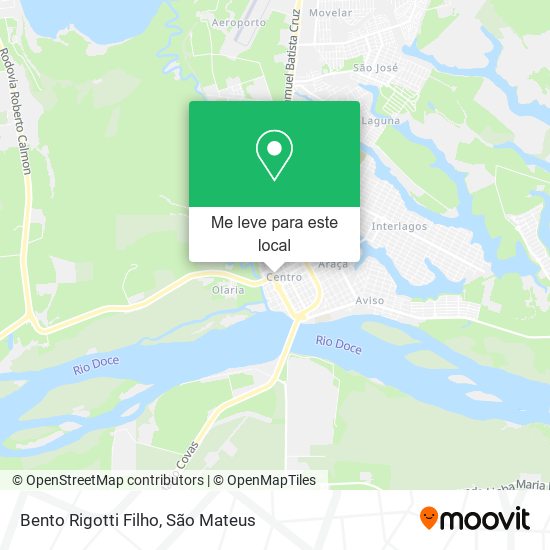 Bento Rigotti Filho mapa