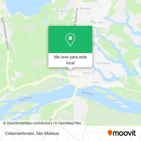 Cidamantovani mapa