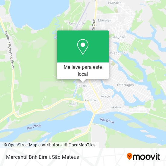 Mercantil Bnh Eireli mapa