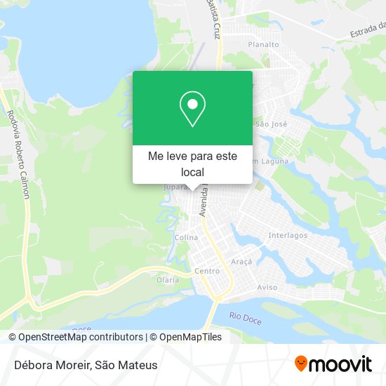 Débora Moreir mapa