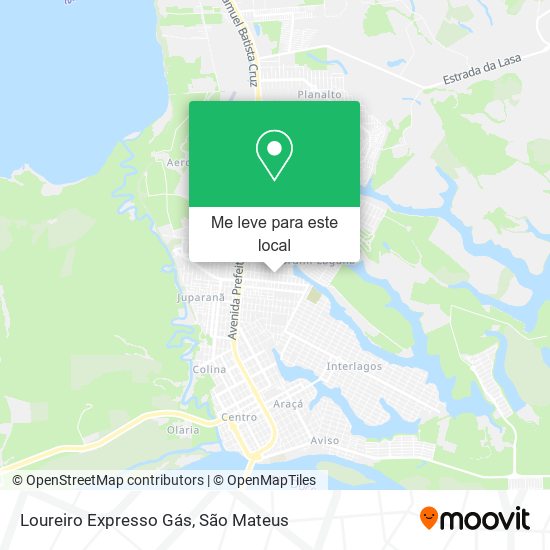 Loureiro Expresso Gás mapa