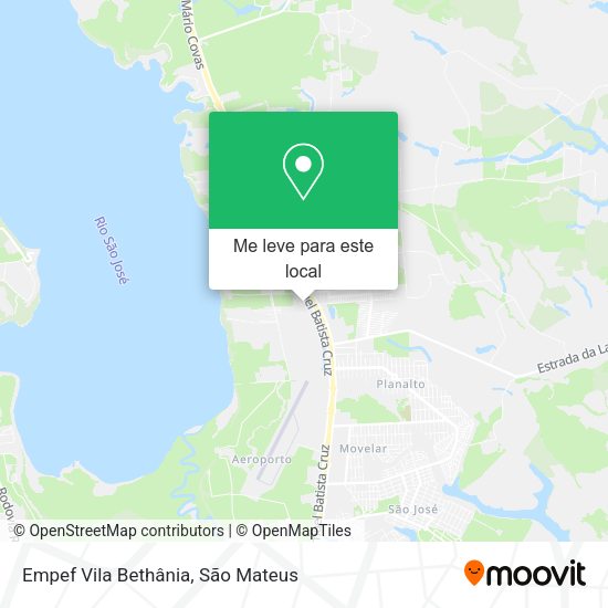Empef Vila Bethânia mapa