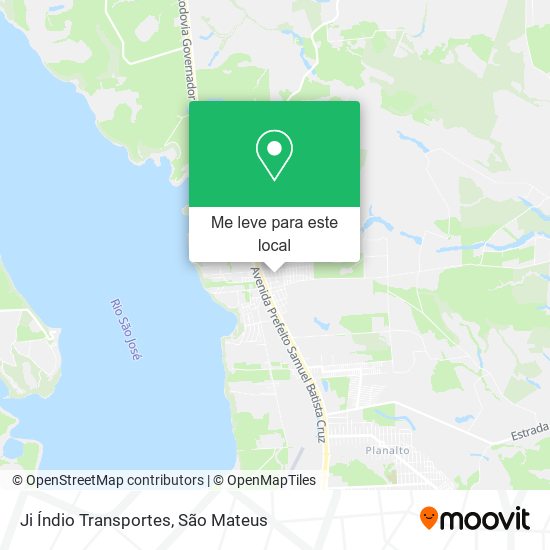 Ji Índio Transportes mapa