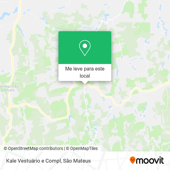 Kale Vestuário e Compl mapa