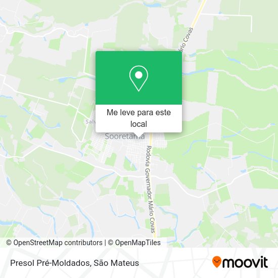 Presol Pré-Moldados mapa