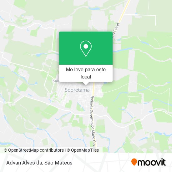Advan Alves da mapa