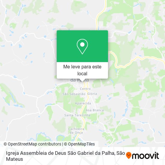 Igreja Assembleia de Deus São Gabriel da Palha mapa