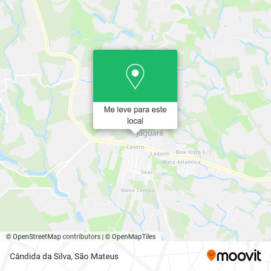 Cândida da Silva mapa